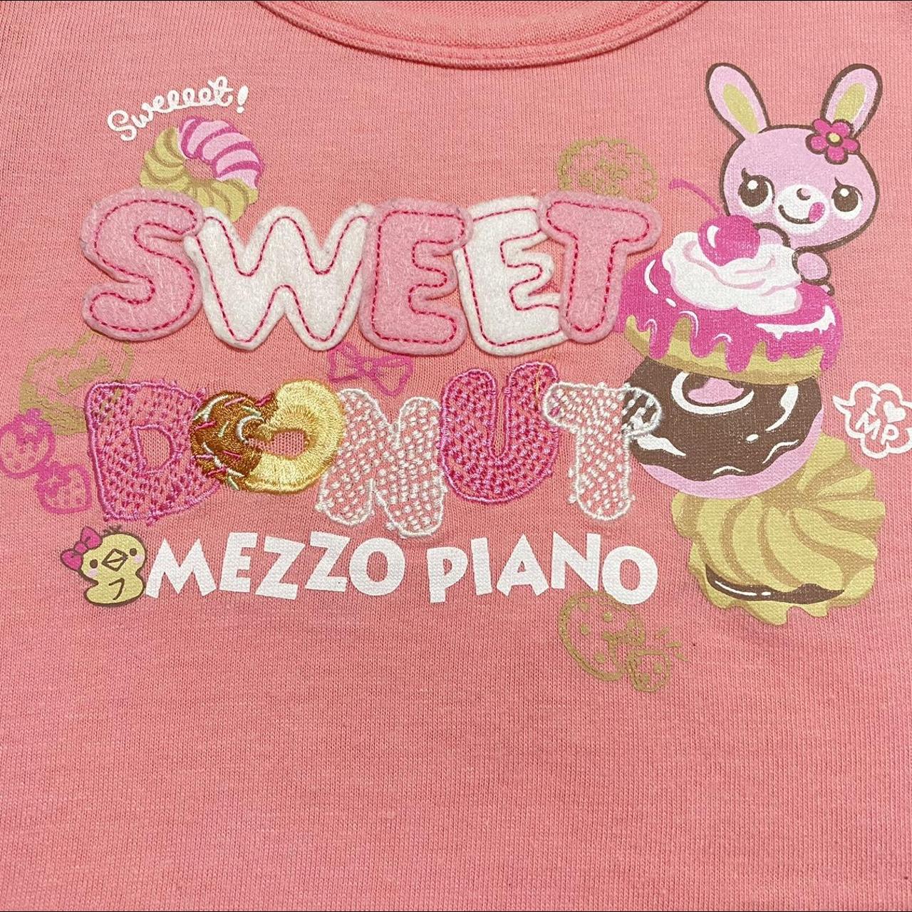 mezzo piano sweet donut tank top,    pit to pit: 34...