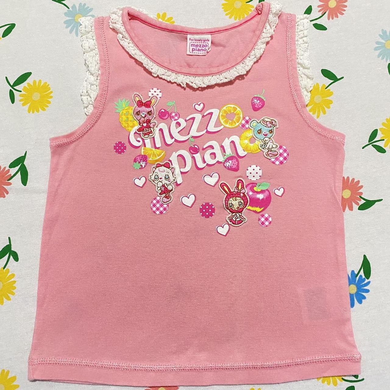 mezzo piano parfait tee 🤍 pit to pit: 33 cm, | Depop
