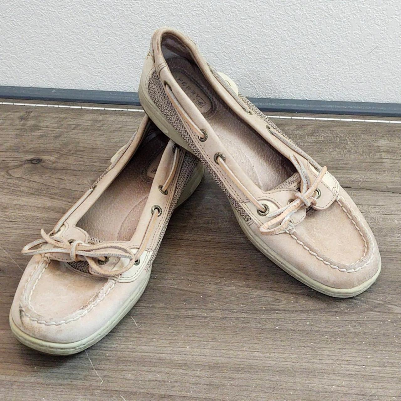 Sperry angelfish sale linen oat