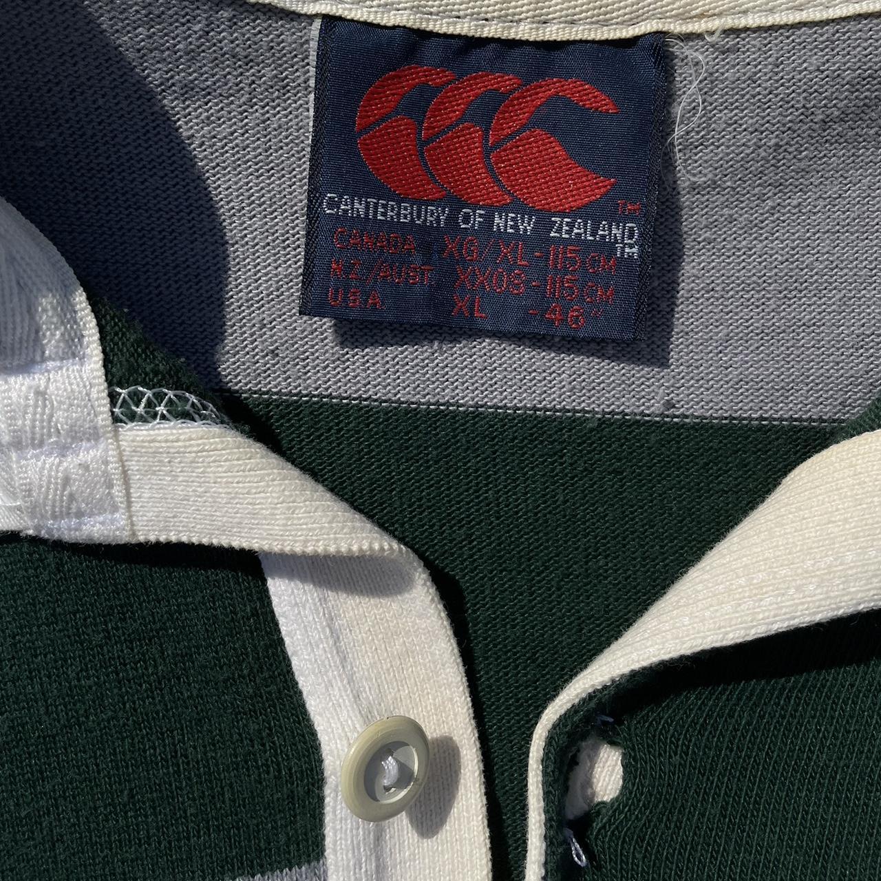 Vintage 1990s Canterbury of New Zealand Rugby Polo... - Depop