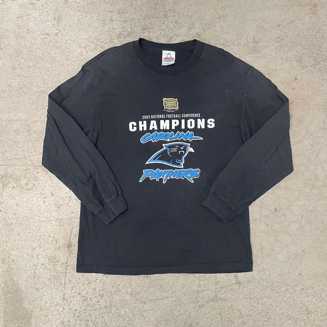 Vintage 2003 Carolina Panthers NFC Conference Champions NFL T-Shirt, NFL  Football Shirt, American Football Team - Printiment