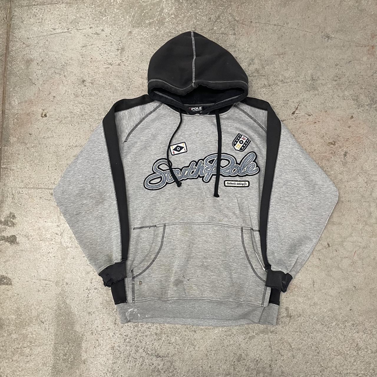Vintage Thrashed Southpole Hoodie Shipping... - Depop