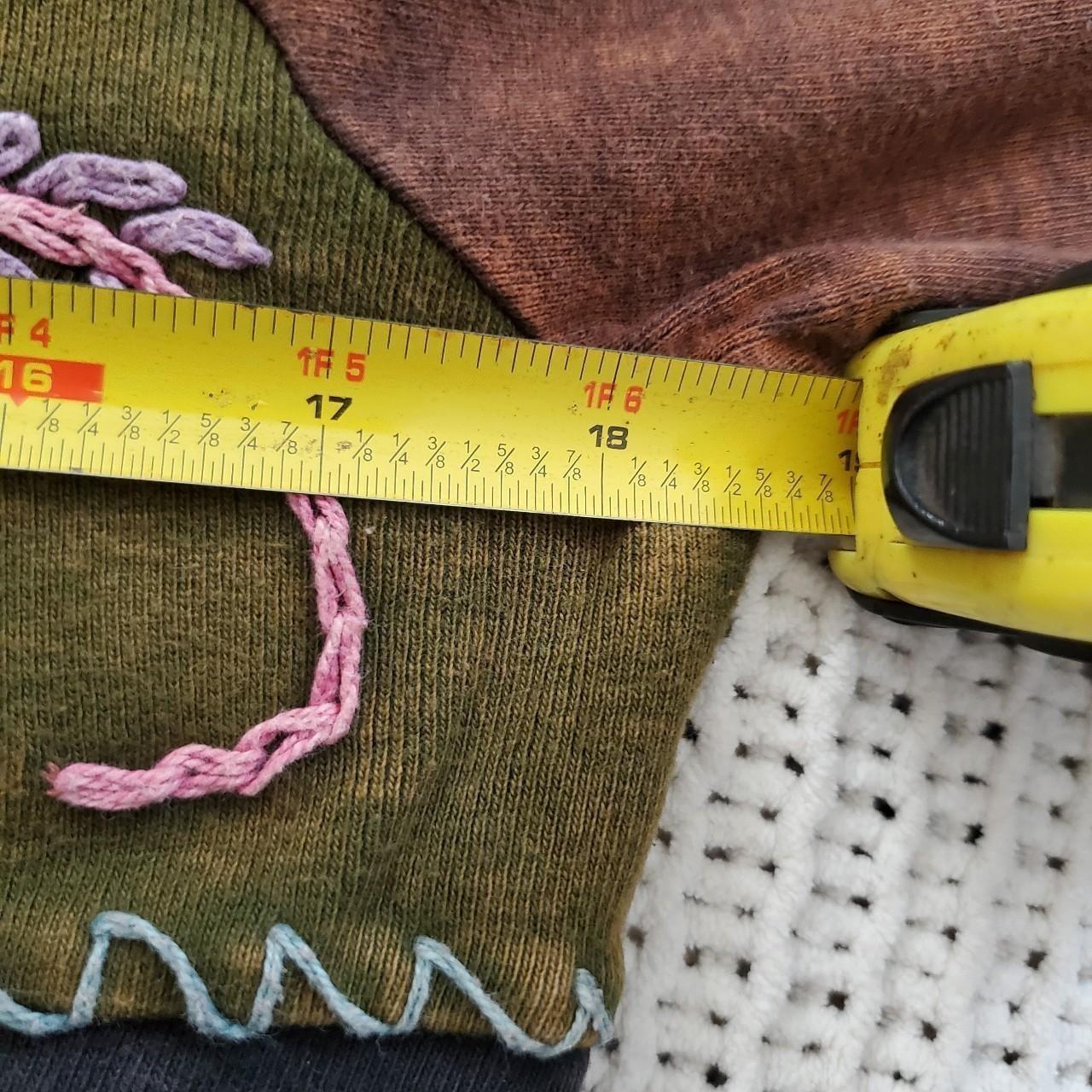 Women's Shirt - Multi - M – unique patchwork embr… - image 5