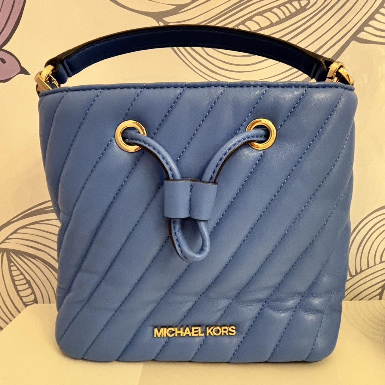 Michael deals Kors Blue Stripe Crossbody