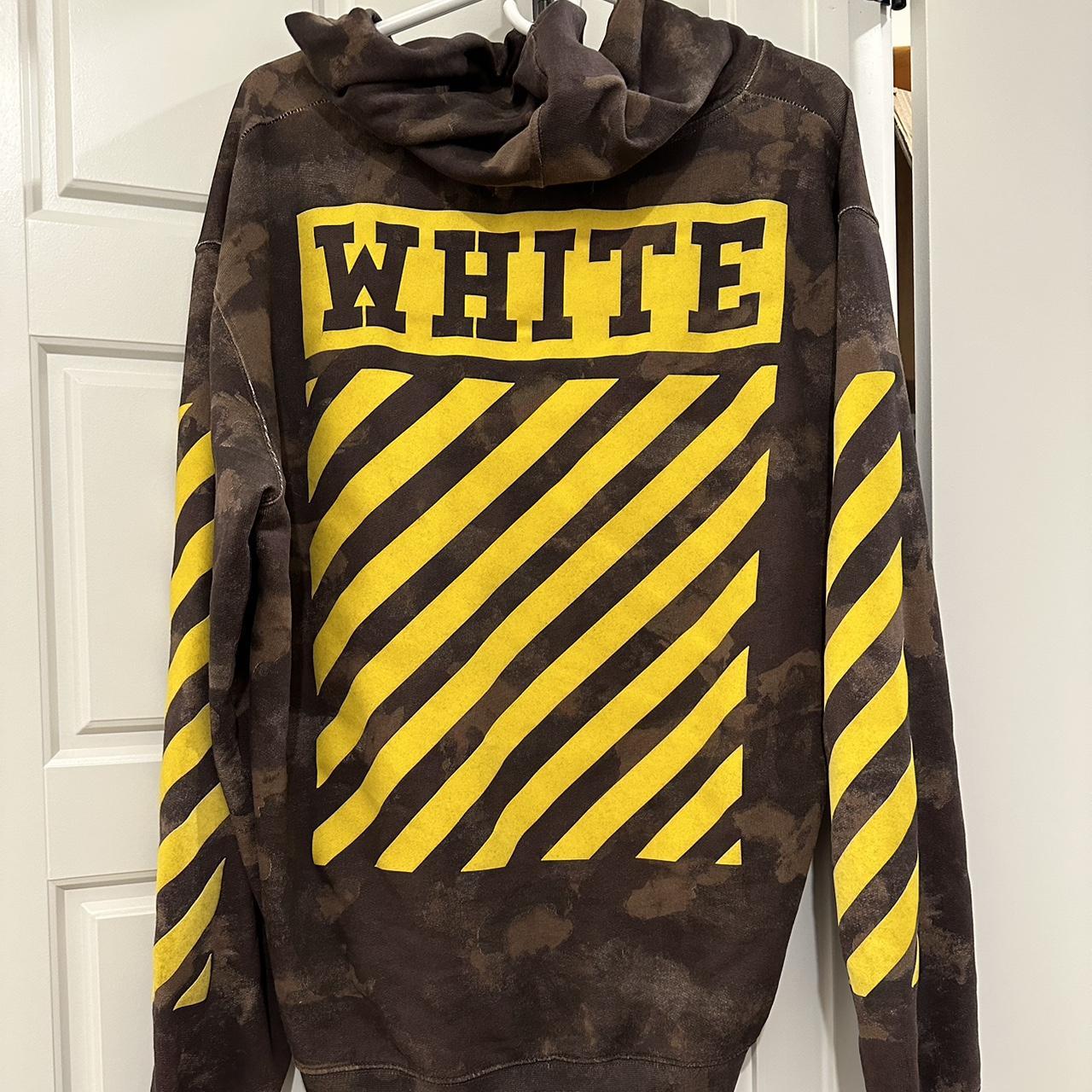 Off white marble hoodie hot sale