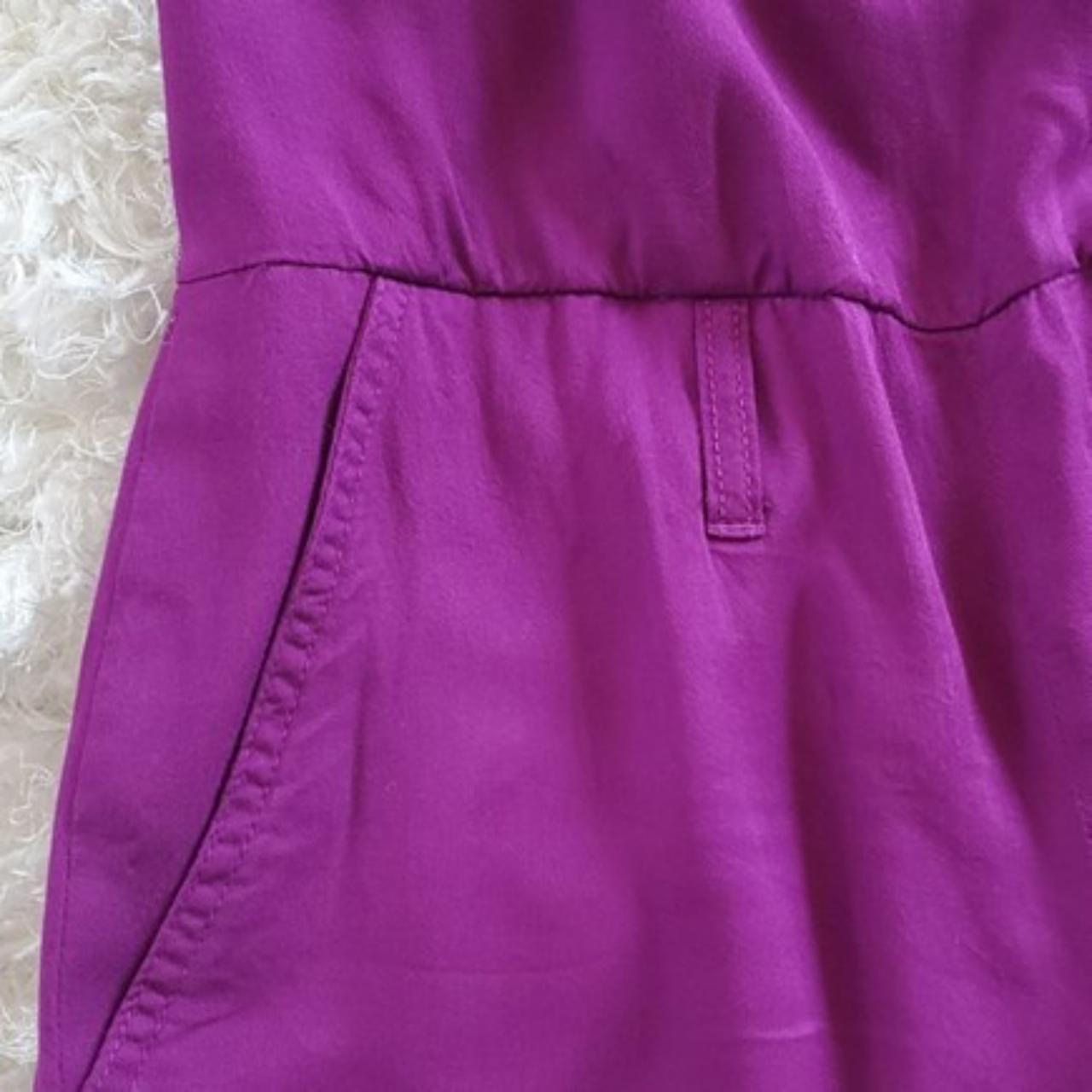 London Jean Women's Romper Size 6 Fuchsia Purple... - Depop