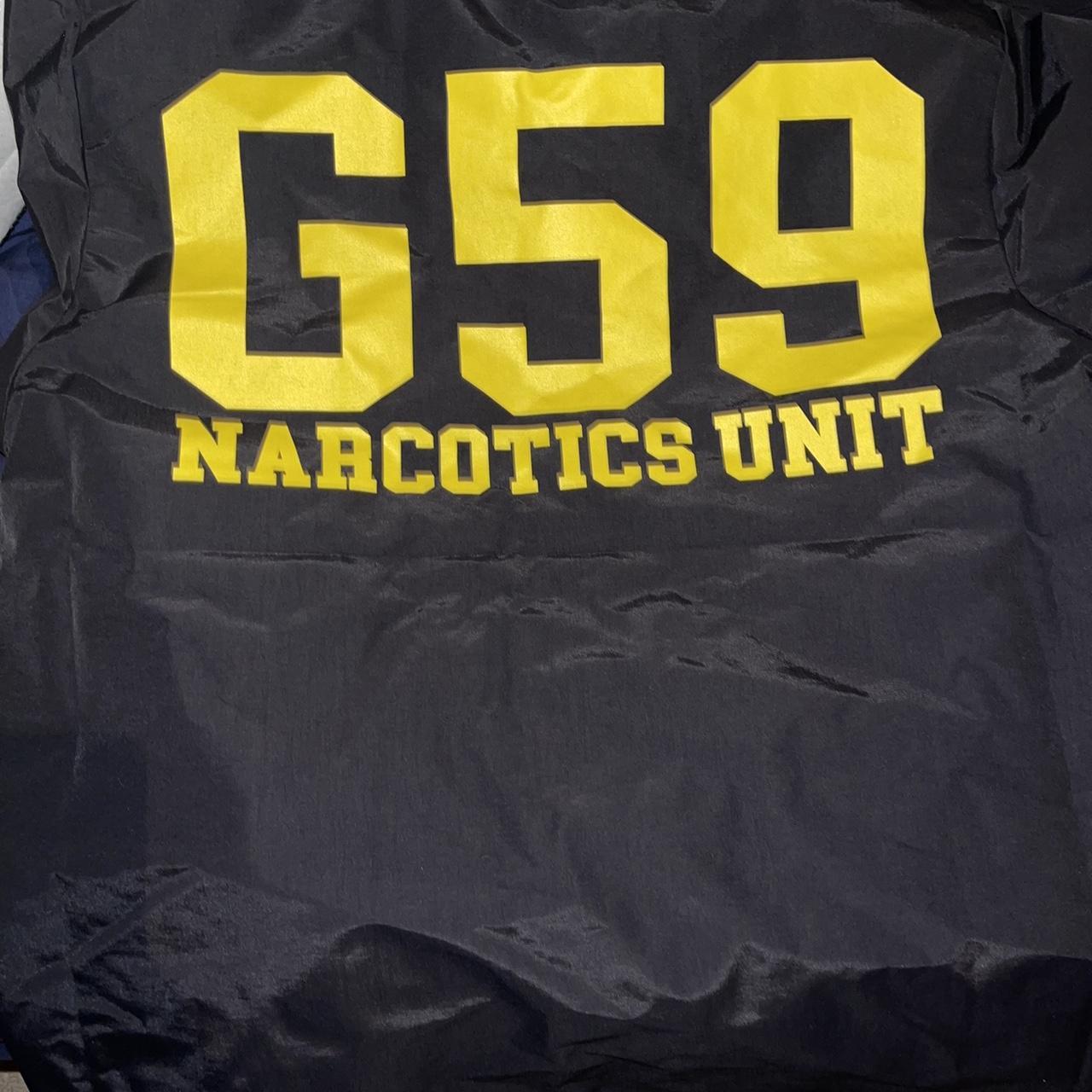 G59 NARCOTICS COACH JACKET XL #grey59 #g59... - Depop