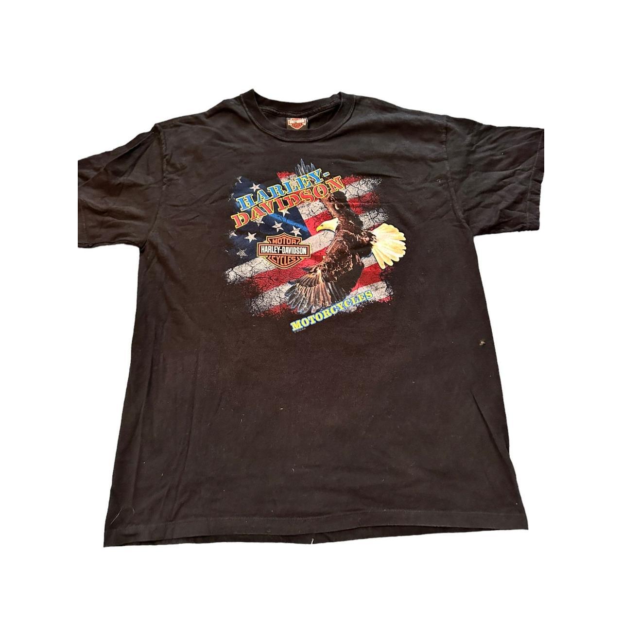 Harley-Davidson T-Shirt Racer #1 - 100% Baumwolle Biker Shirt