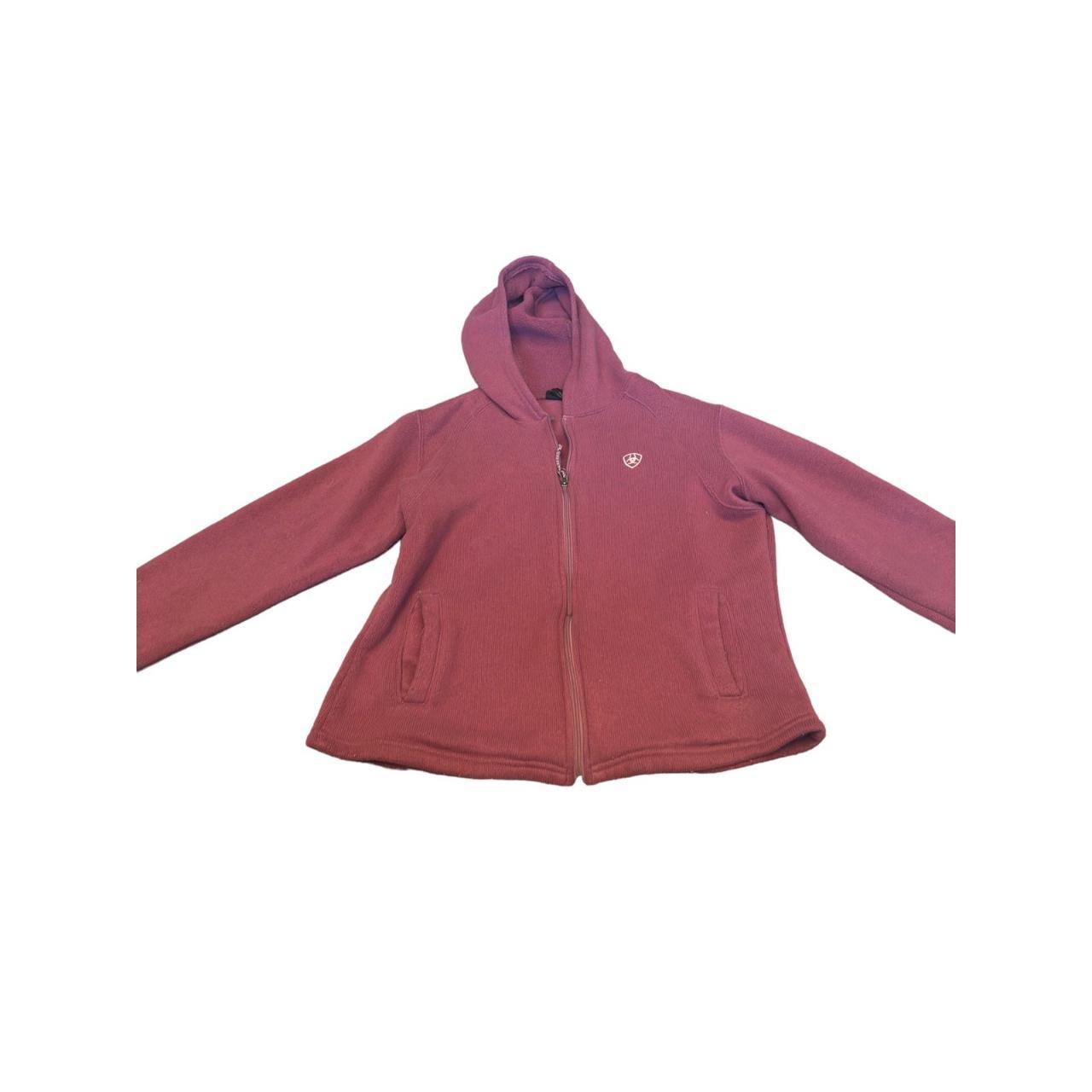 Ariat Soft Pink Jacket Women's Size L Full Zip... Depop