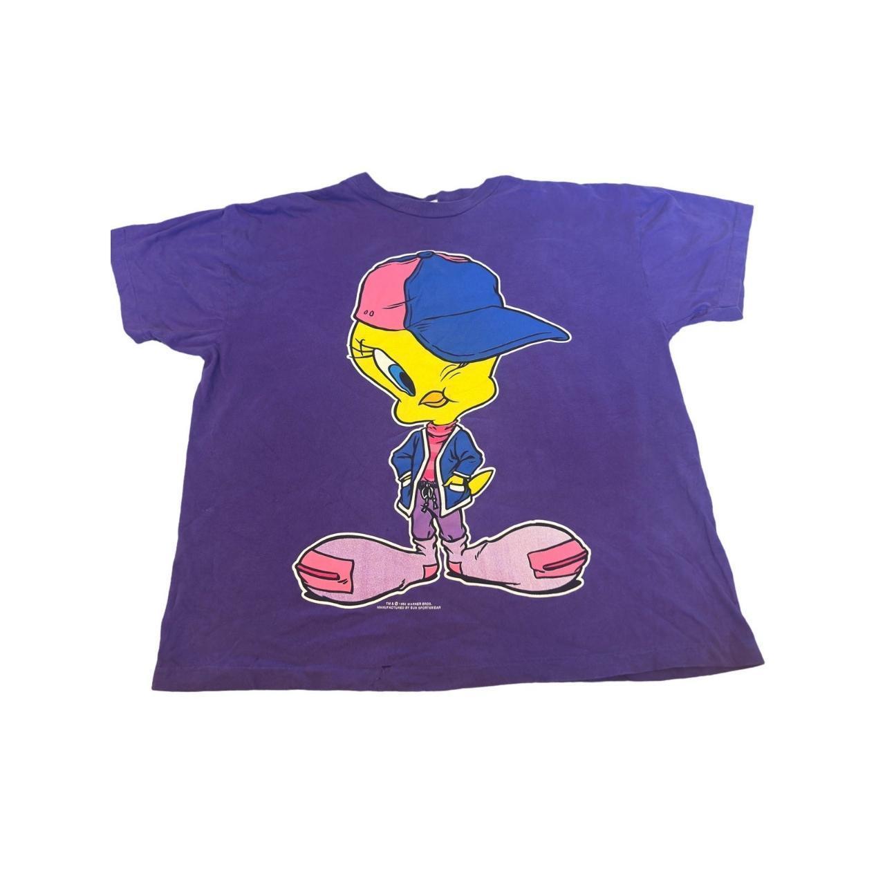 90s TWEETY BIRD LOONEY TUNES T-Shirt L cartoon