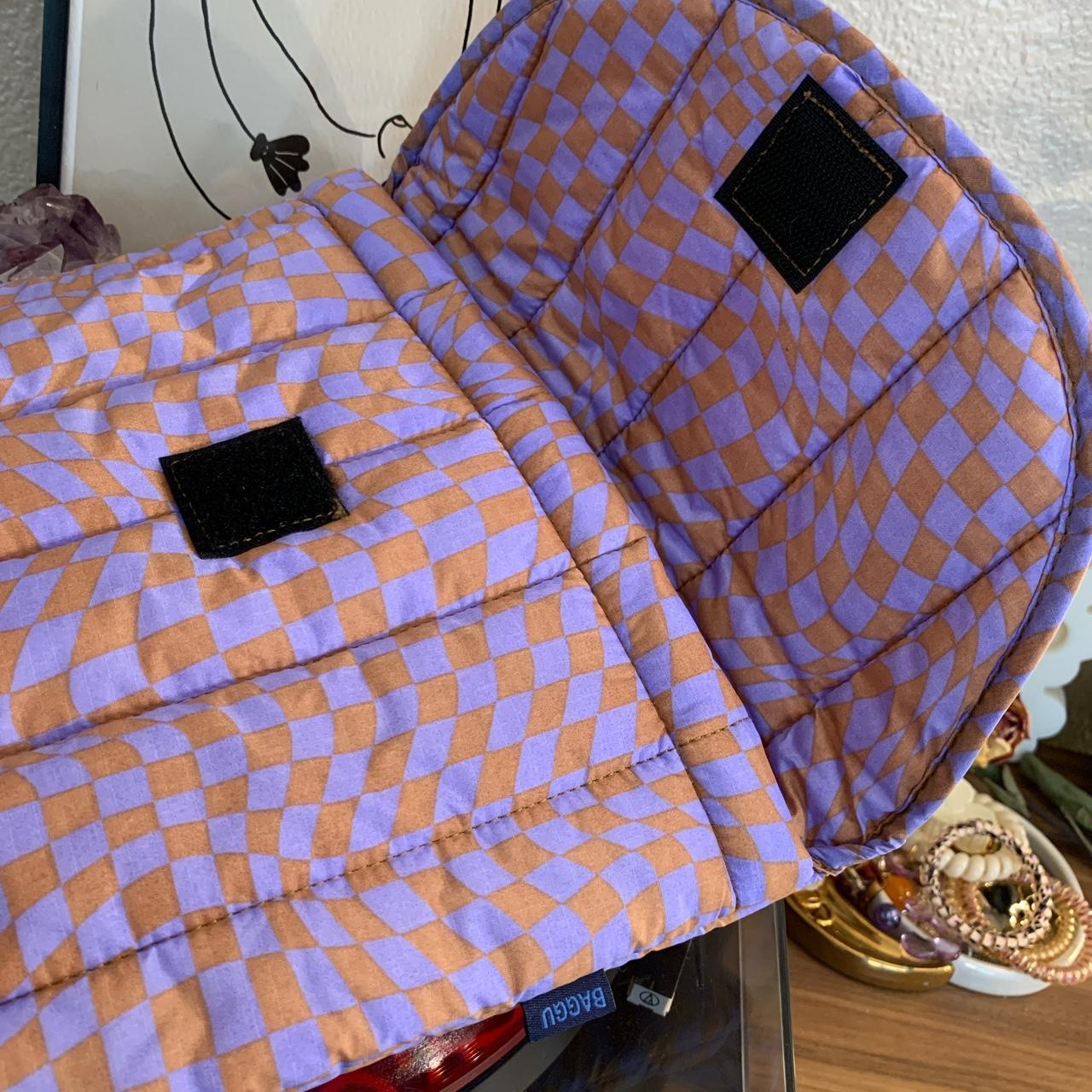 Baggu Pink and Purple Laptopcasesbag Depop