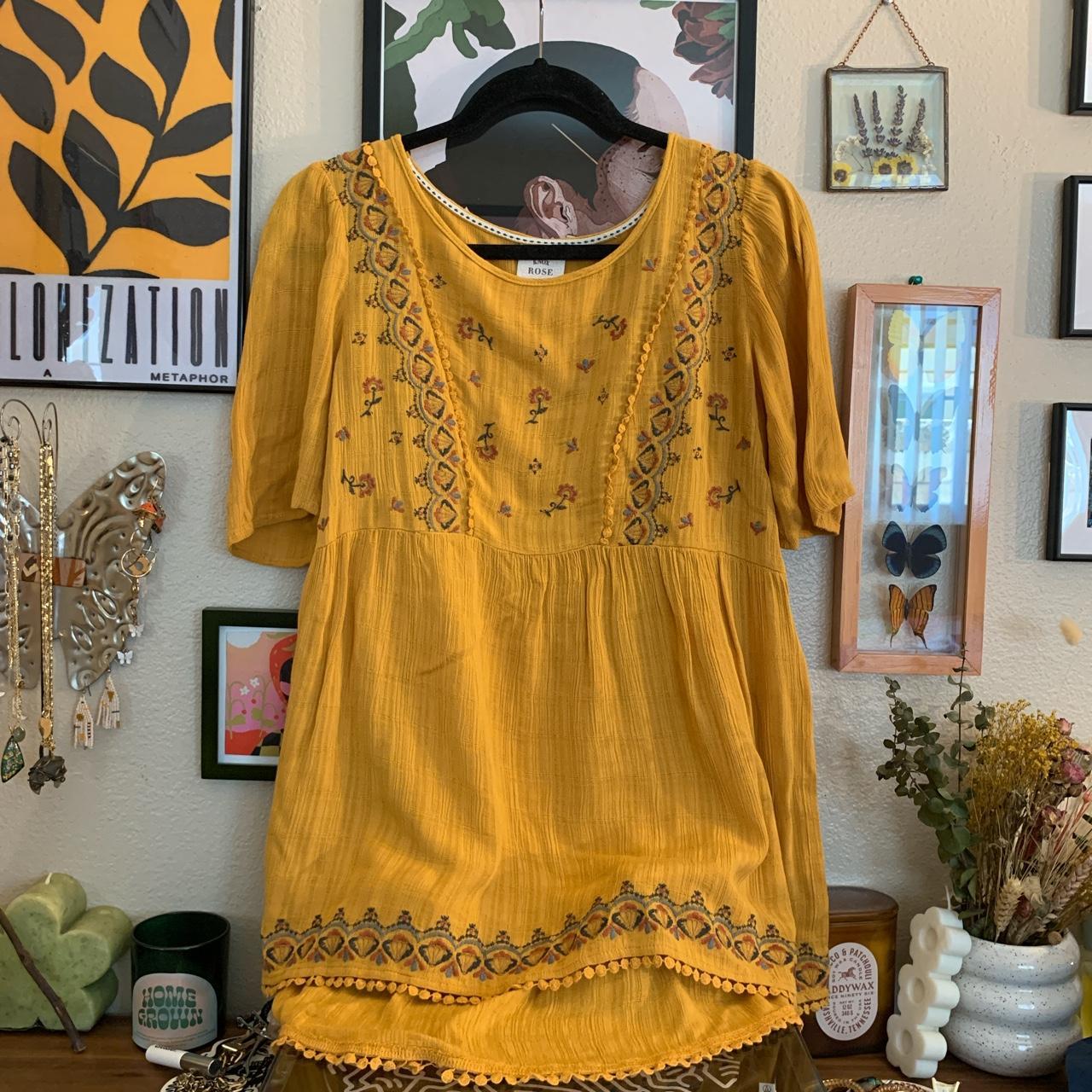 Target store yellow blouse