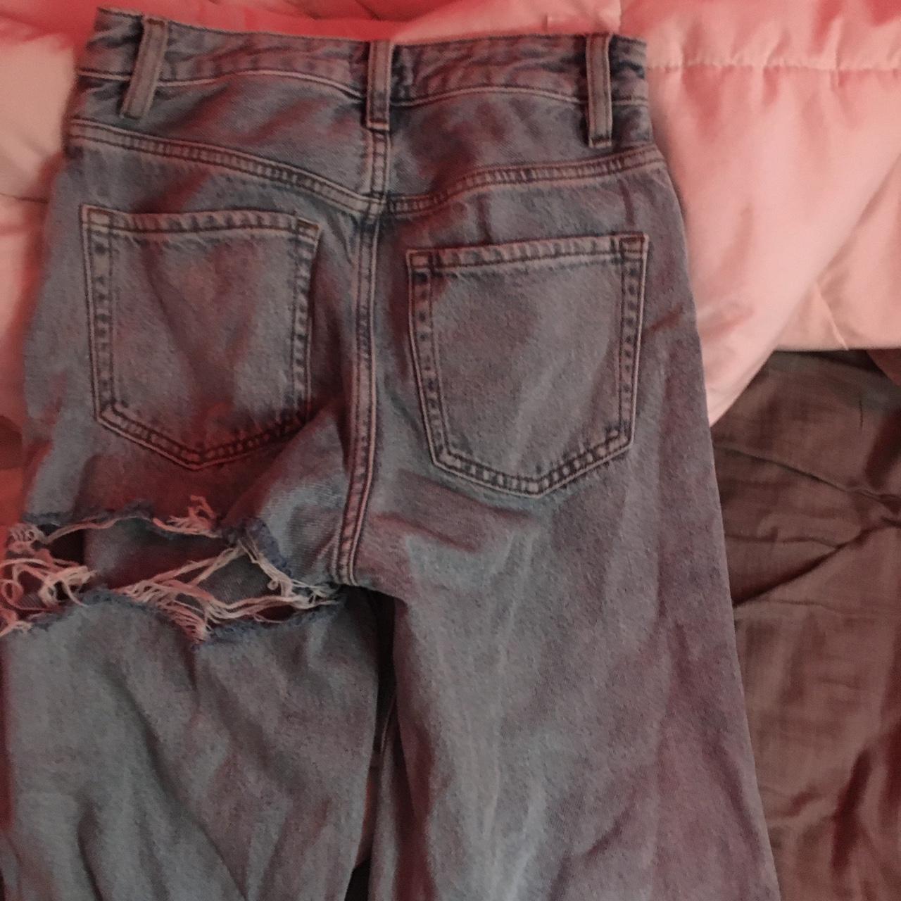 Playboy jeans great condition other then pink bunny... Depop