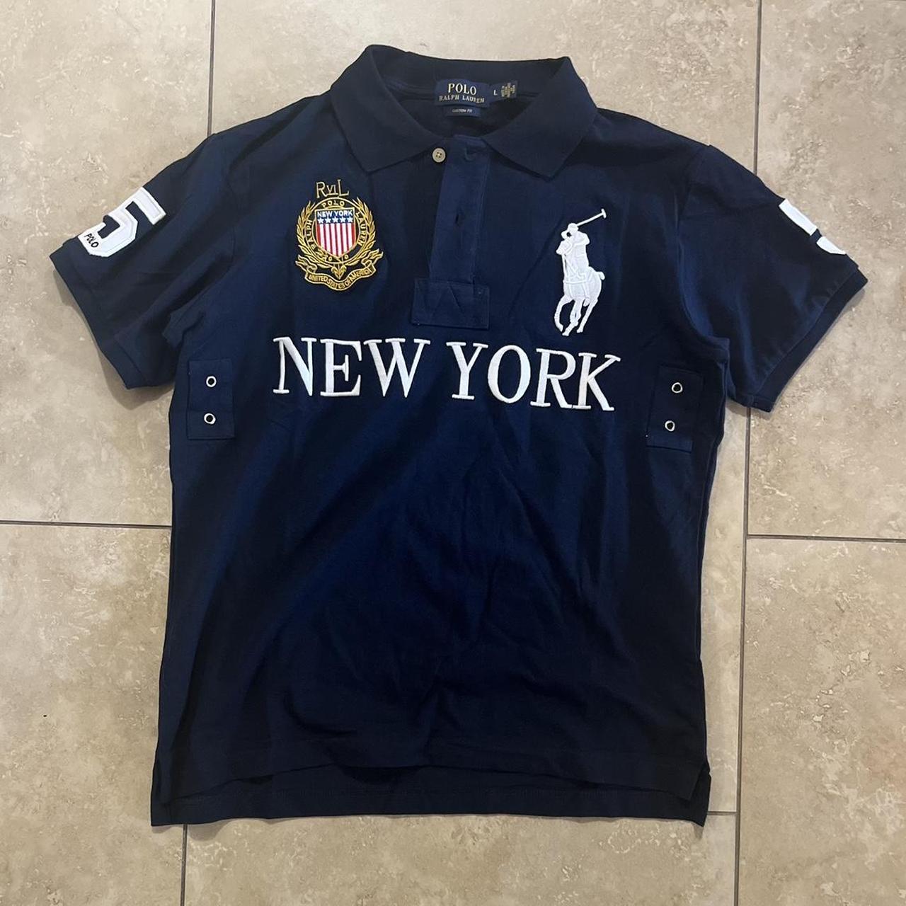 rare New York ralph lauren polo shirt big pony size... - Depop