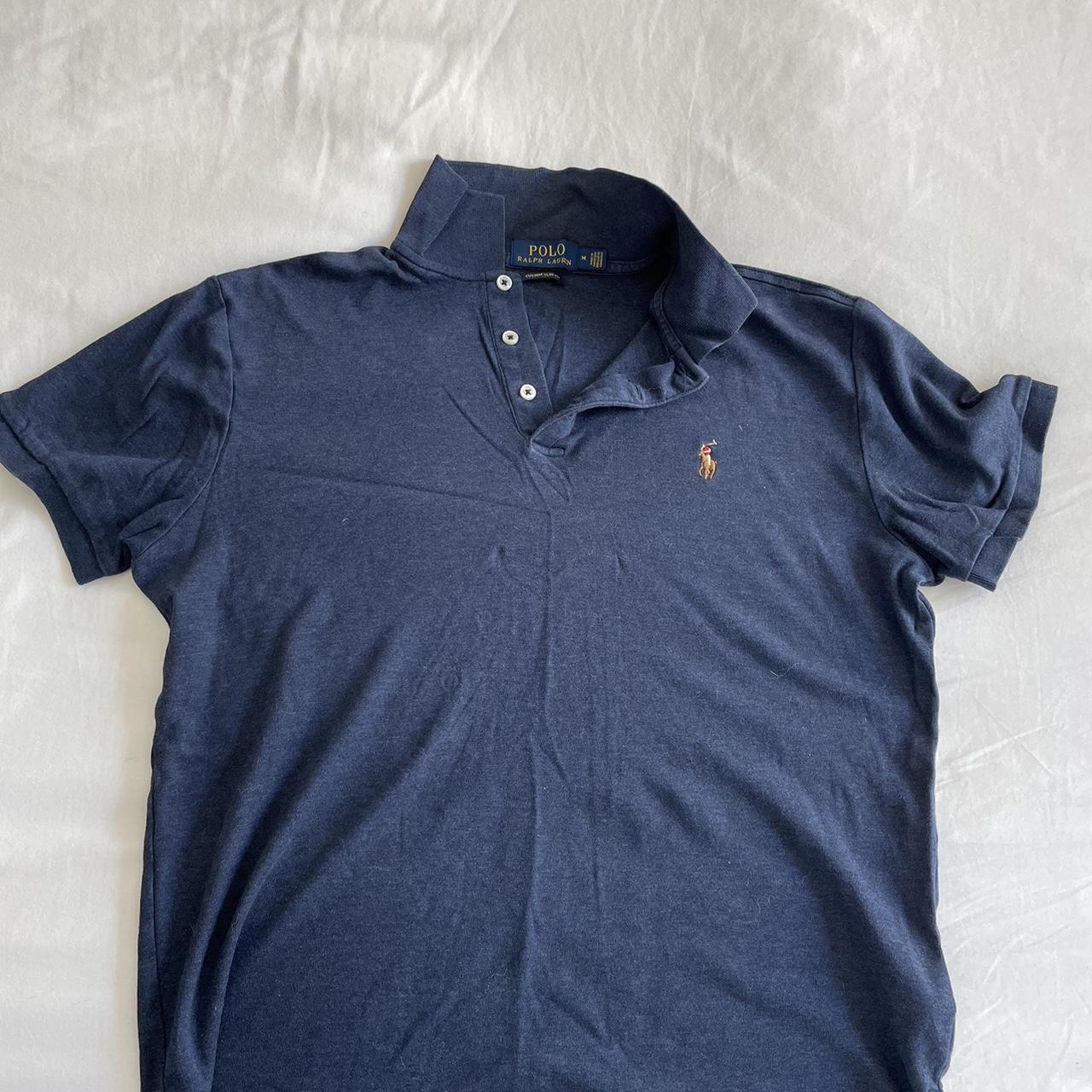 Polo Ralph Lauren Big & Tall Men's Blue and Navy Polo-shirts | Depop