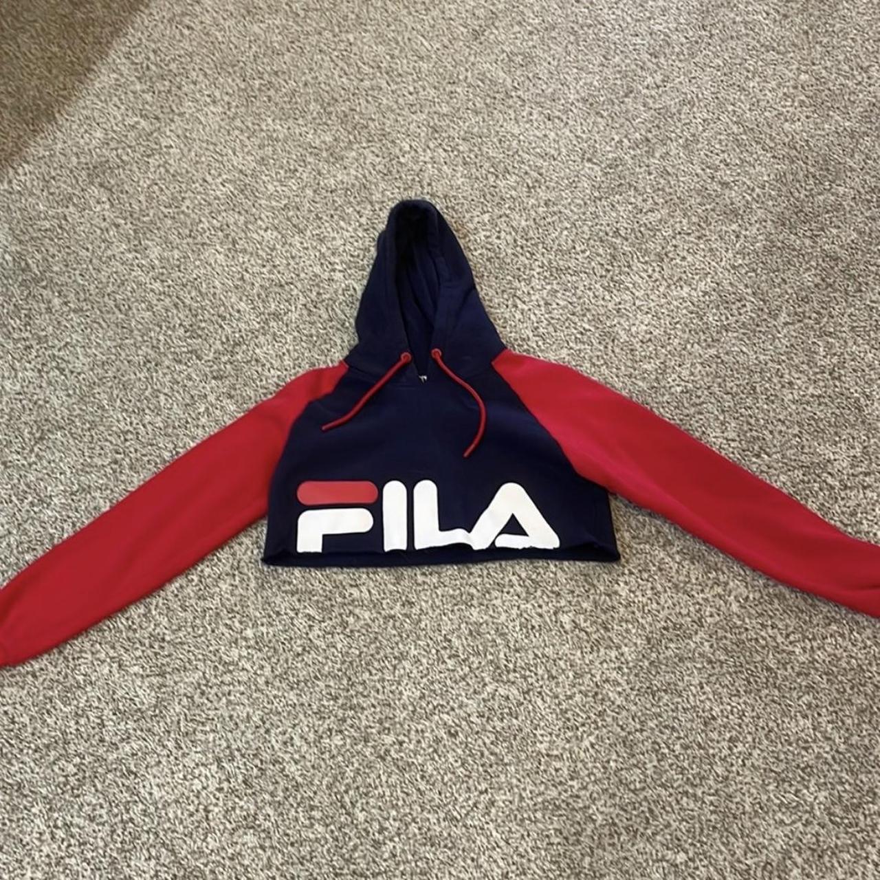 Fila luciana hot sale cropped hoodie