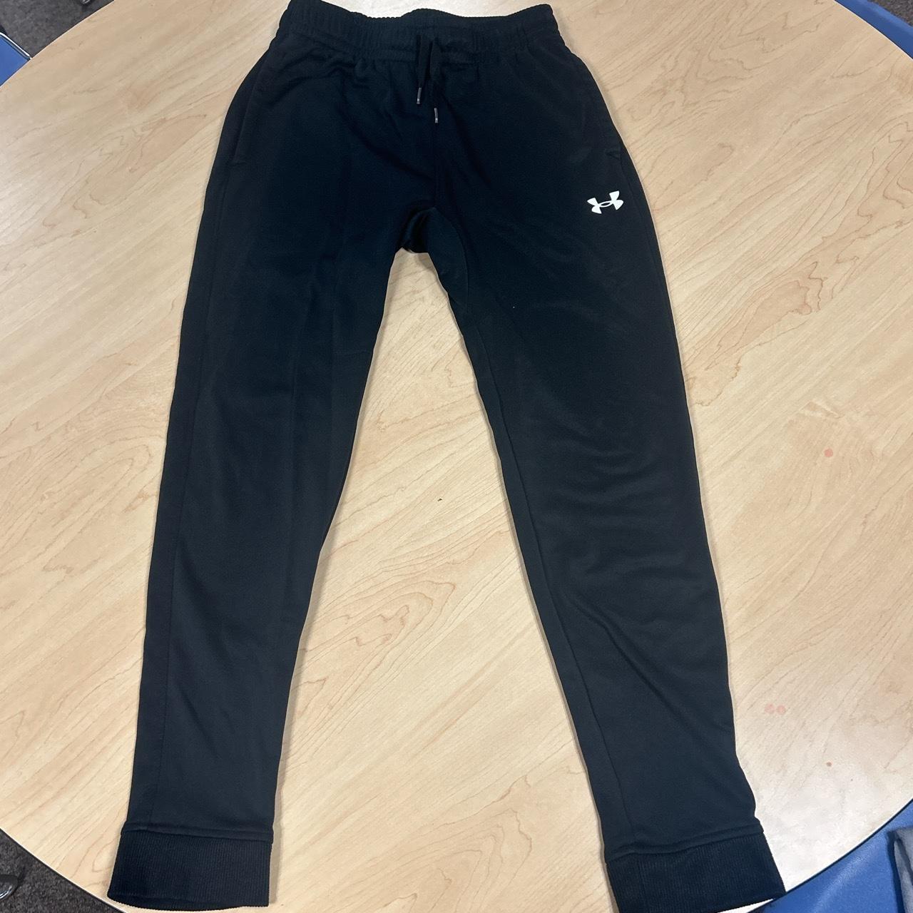 under armour authentic sweatpants black perfect... - Depop