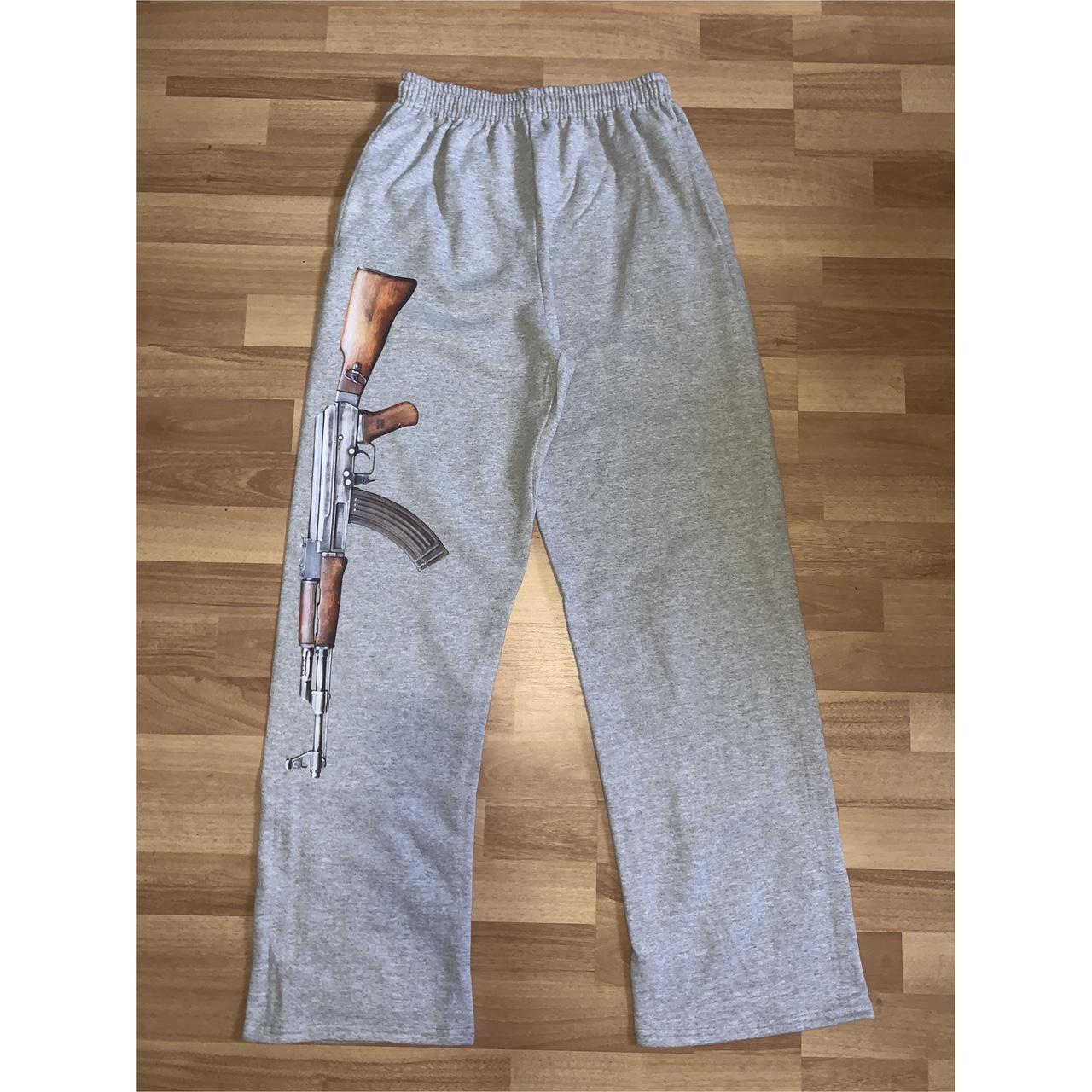 🔥 Grey “AK47” Sweatpants V2🔥, V2 features a BIGGER...