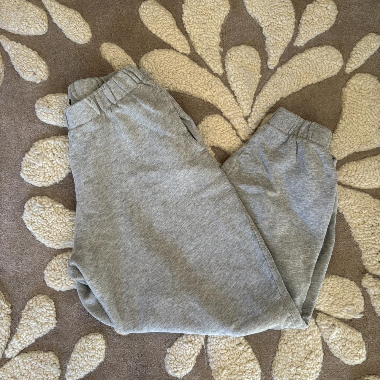 Gray brandy sweats. Worn and pealing a little in the... Depop