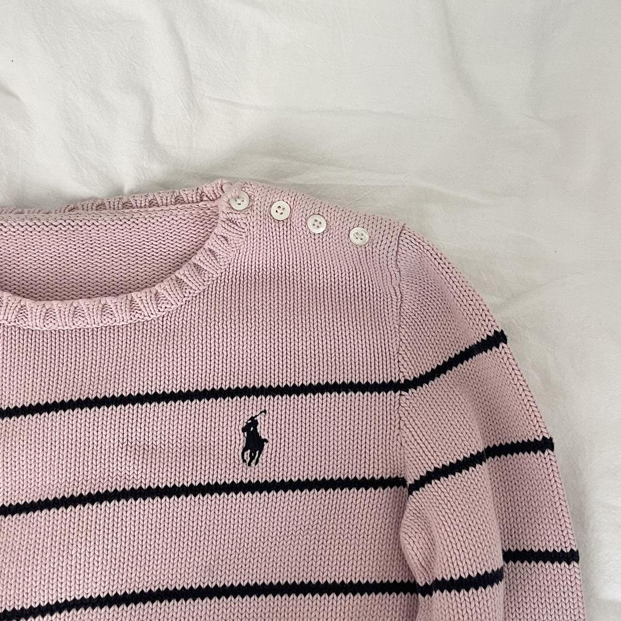 baby pink polo ralph lauren sweater !! ☆彡 tag not... Depop