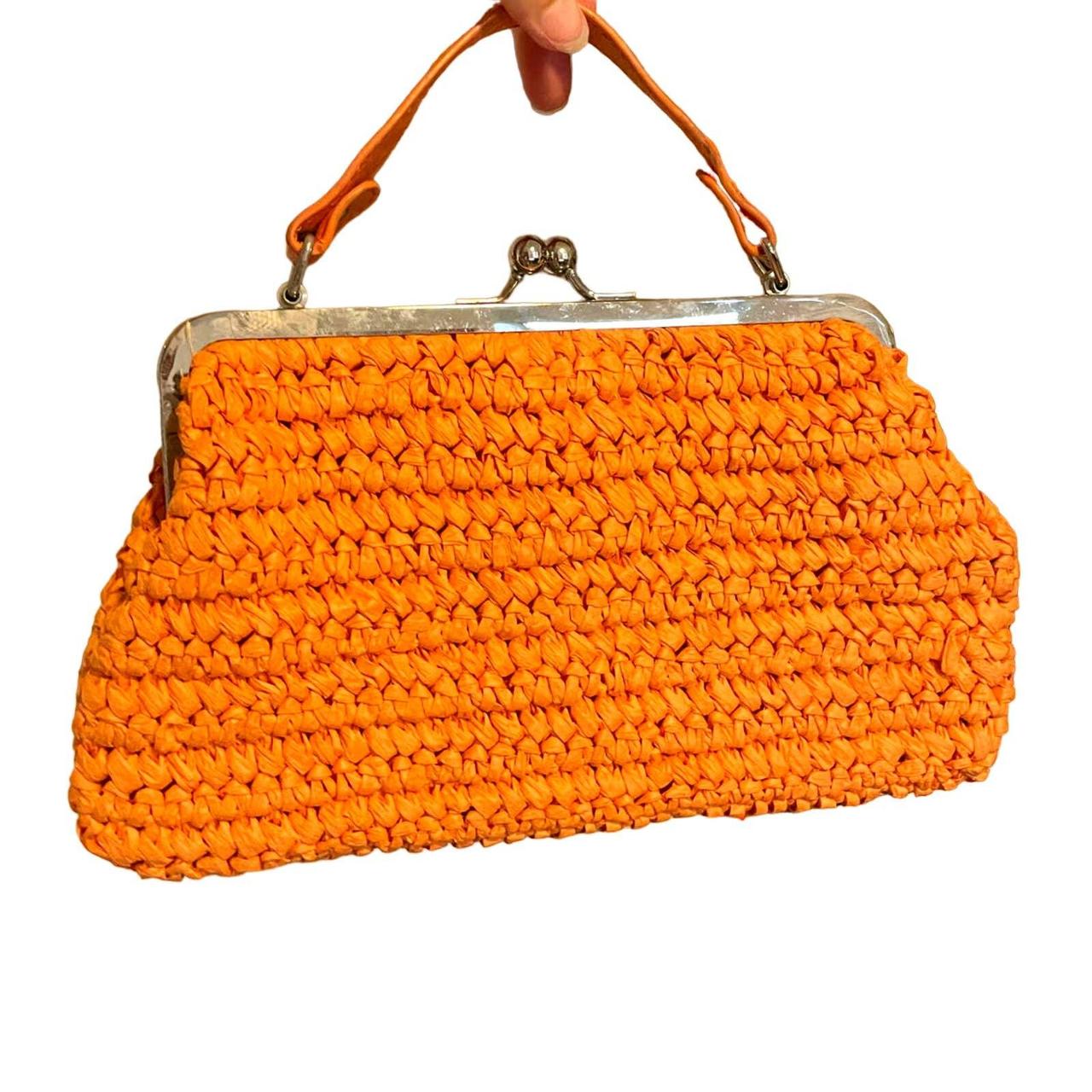 Small Orange Bag, Felt Bag With Leather Strap, Small Size Crossbody Purse,  Felt Crossbody Bag, Gift Idea for Her - Etsy