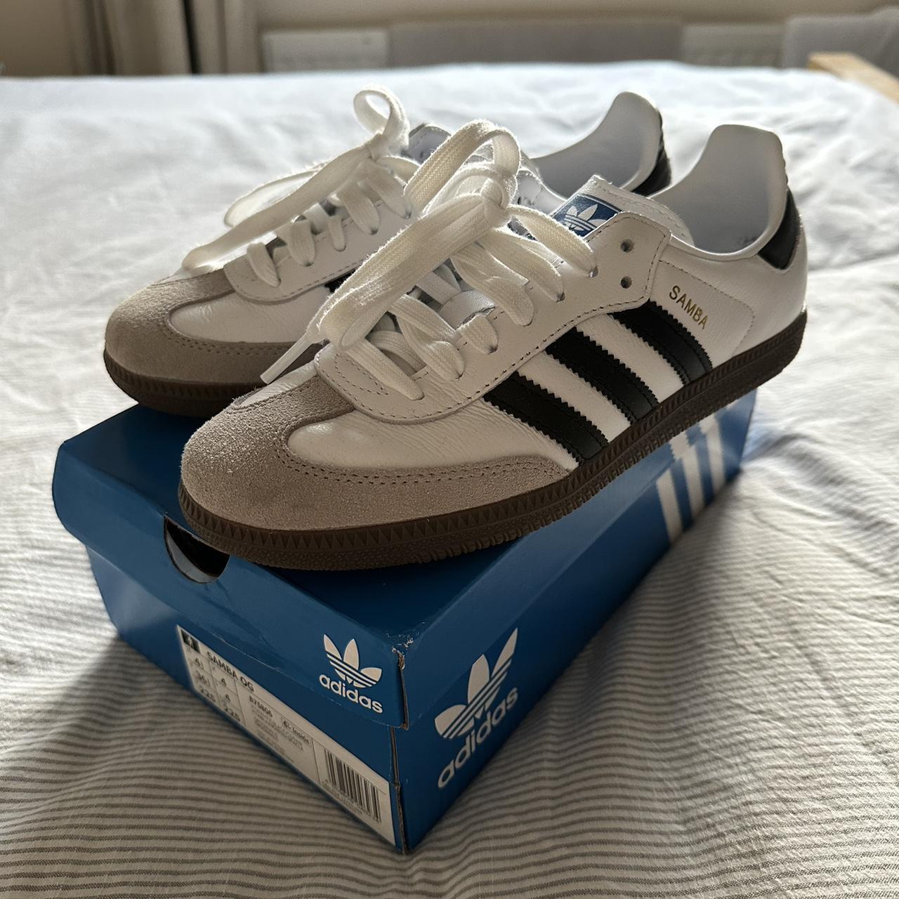 Adidas Samba OG size uk 4 worn a few times but no... - Depop