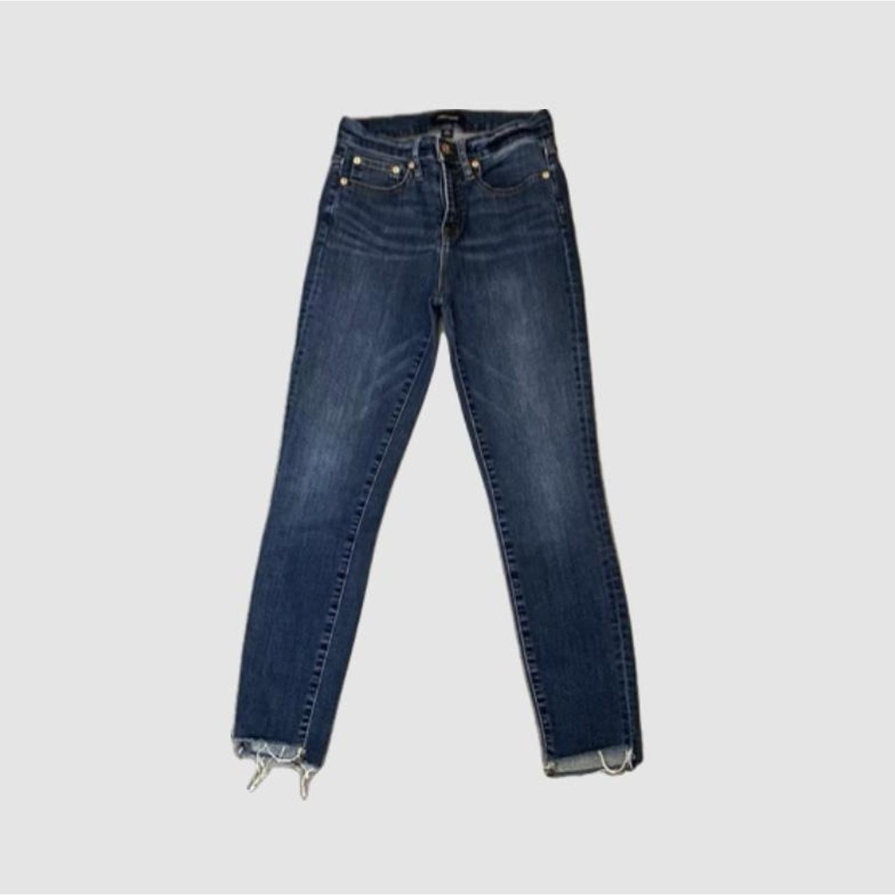 J.Crew Women's Navy Jeans Depop