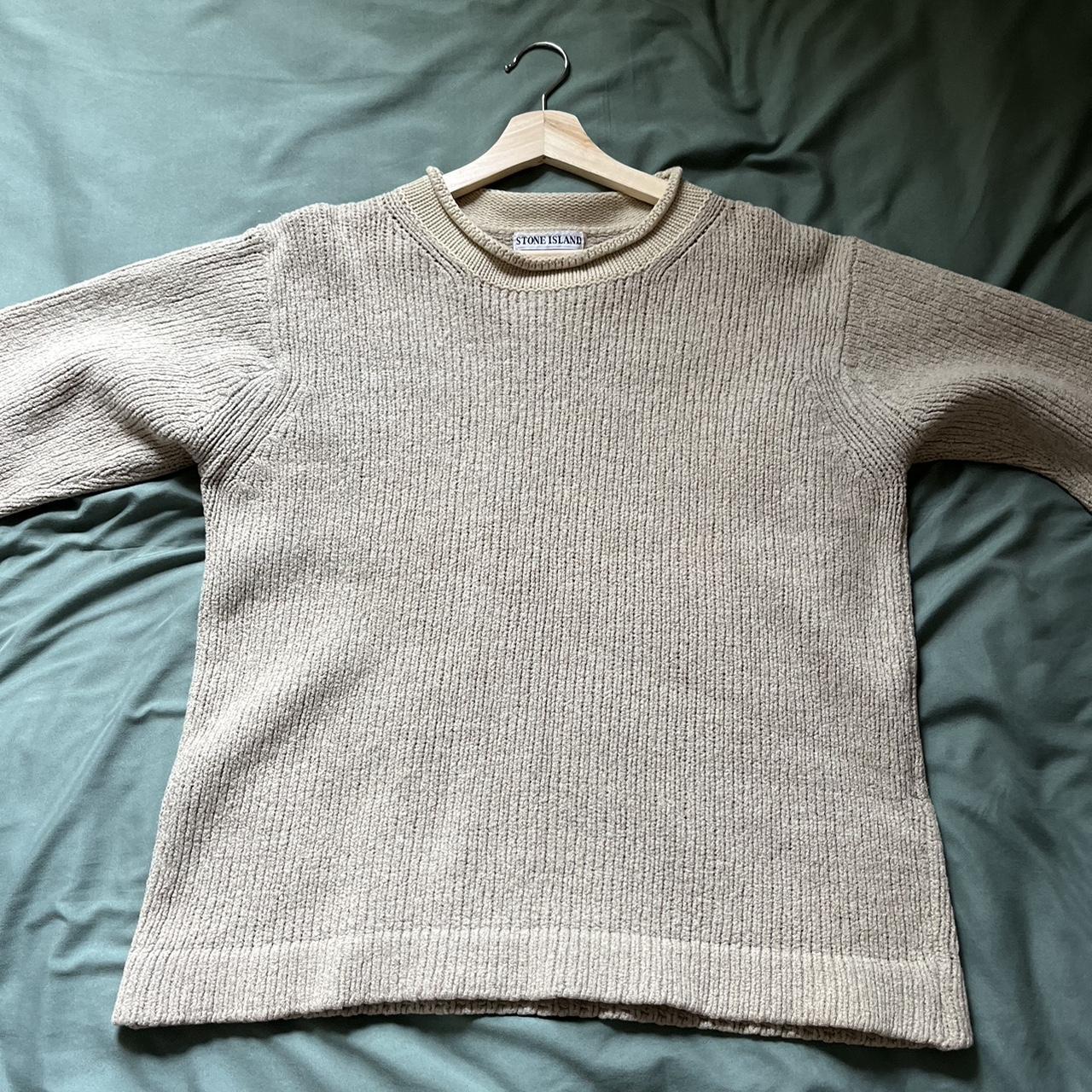 Stone Island Knit Beige Size L - Depop