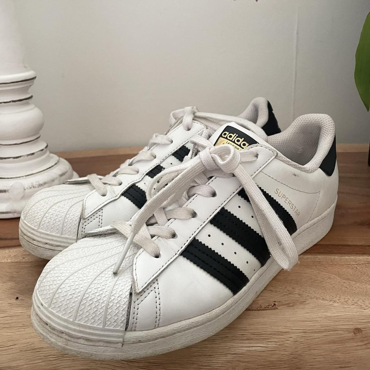 Adidas superstar trainers Worn a few times but... - Depop