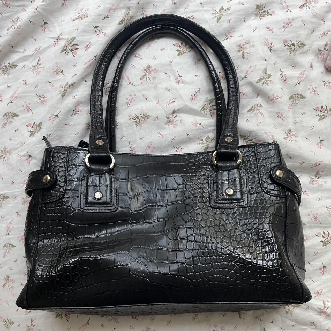 black vintage leather bag features has a lot of. Depop