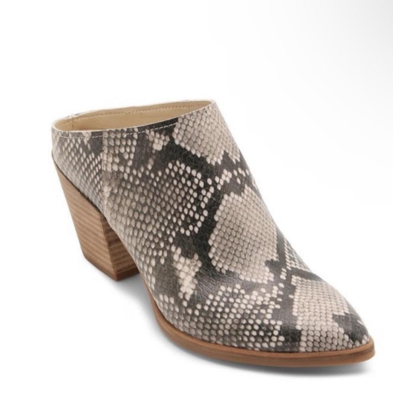 Dolce Vita Roya snakeskin mules Lightly worn in