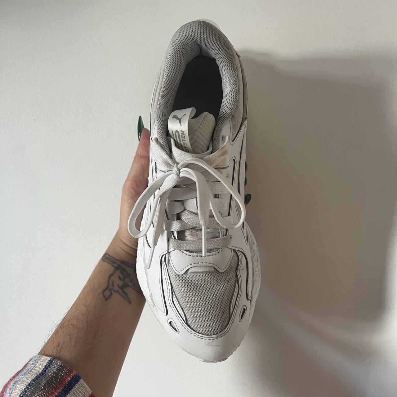 PUMA RS-Z Moulded Trainers in white Used Size:... - Depop