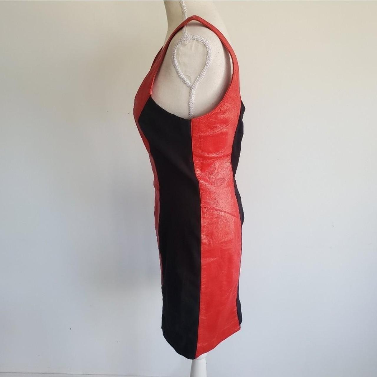 Wilson’s Leather Women's Black and Red Dress (2)