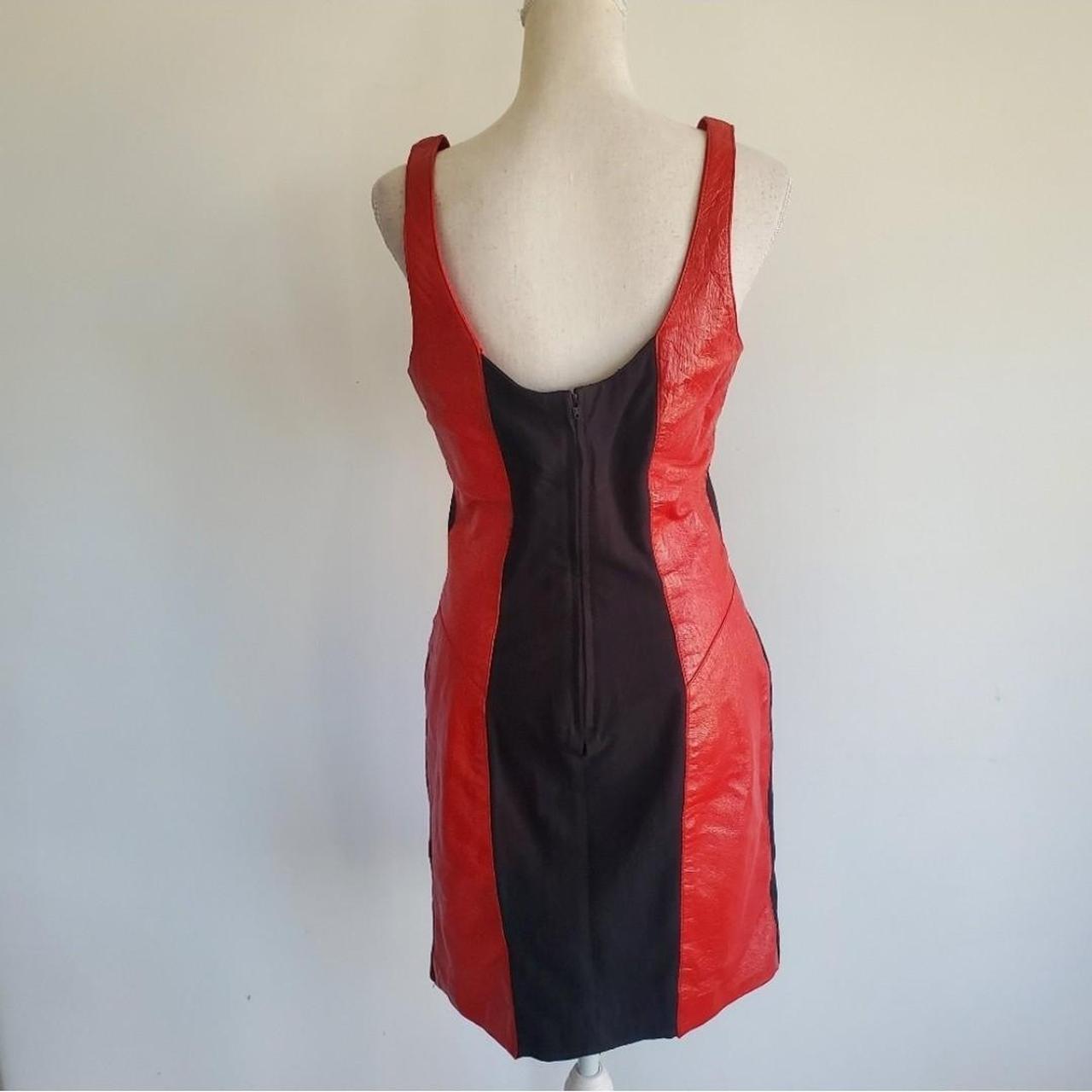 Wilson’s Leather Women's Black and Red Dress (3)