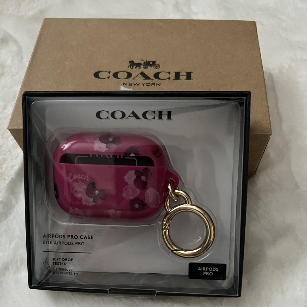 Coach AirPods Pro case. Wireless charge compatible. - Depop