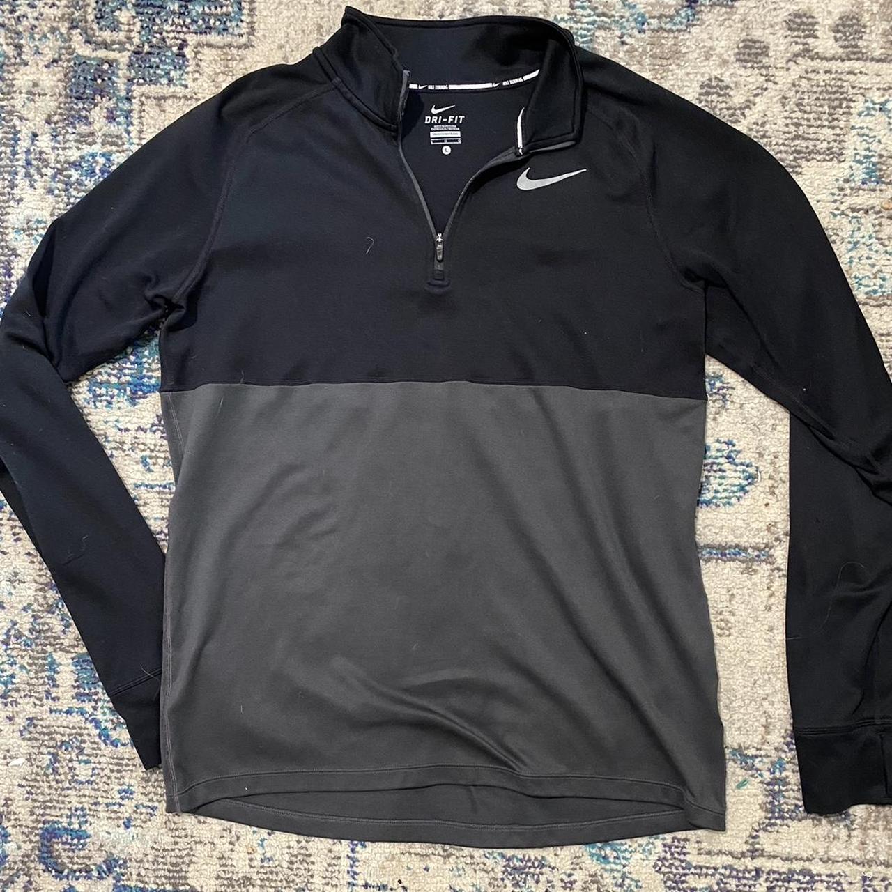 Nike Dri-Fit 1/4 Zip •Womens size Large •Thumb... - Depop