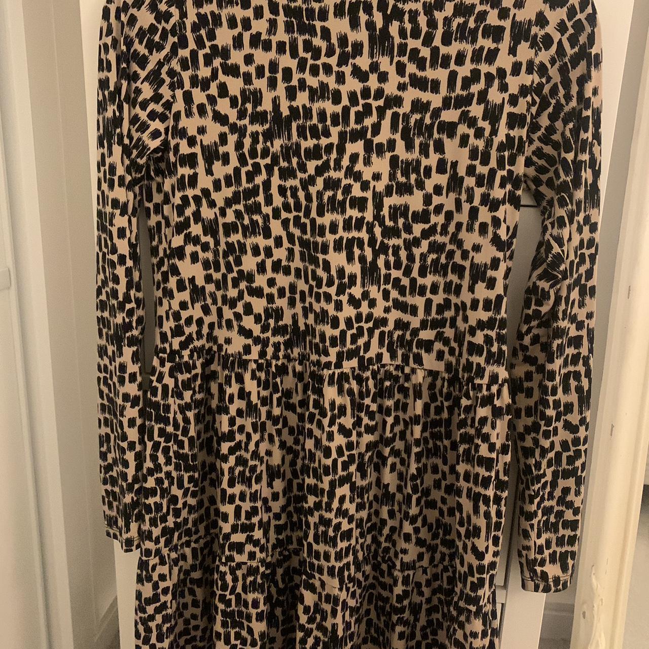 Oasis high neck sales animal print dress