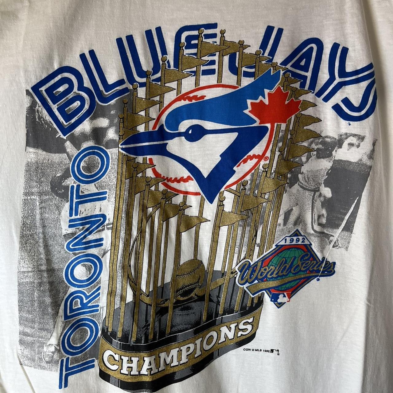 Toronto Blue Jays 1992 World Series Vintage Single Stitch T 