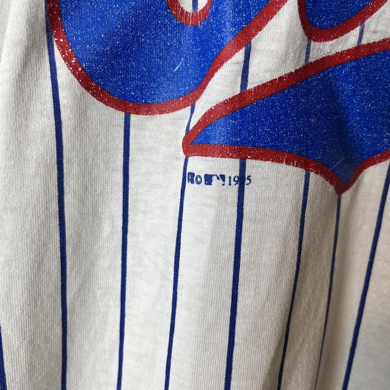 Vintage Chicago Cubs 1995 Giveaway Graphic Tee Large - Depop