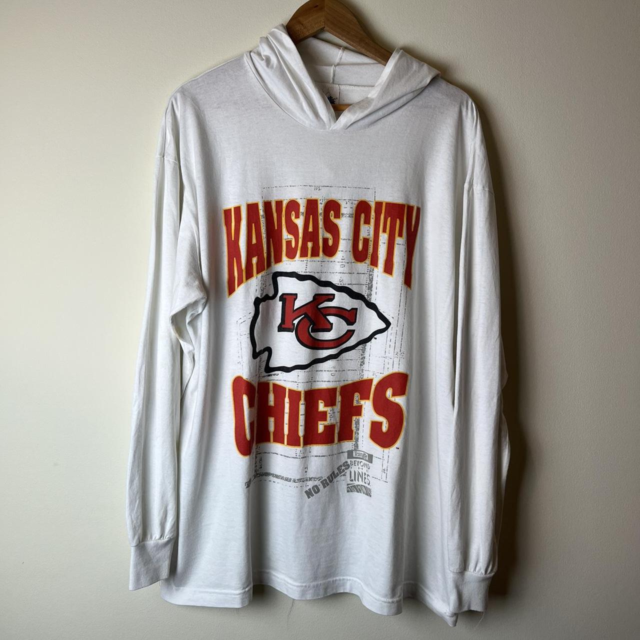 Kansas City Chiefs Majestic Women's Plus Size Team Logo Long