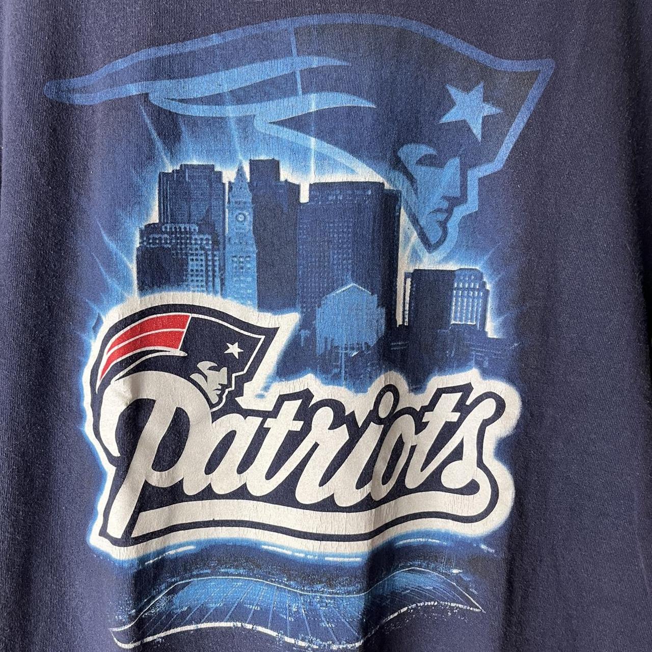 Vintage y2k New England Patriots NFL t shirt. Rare - Depop