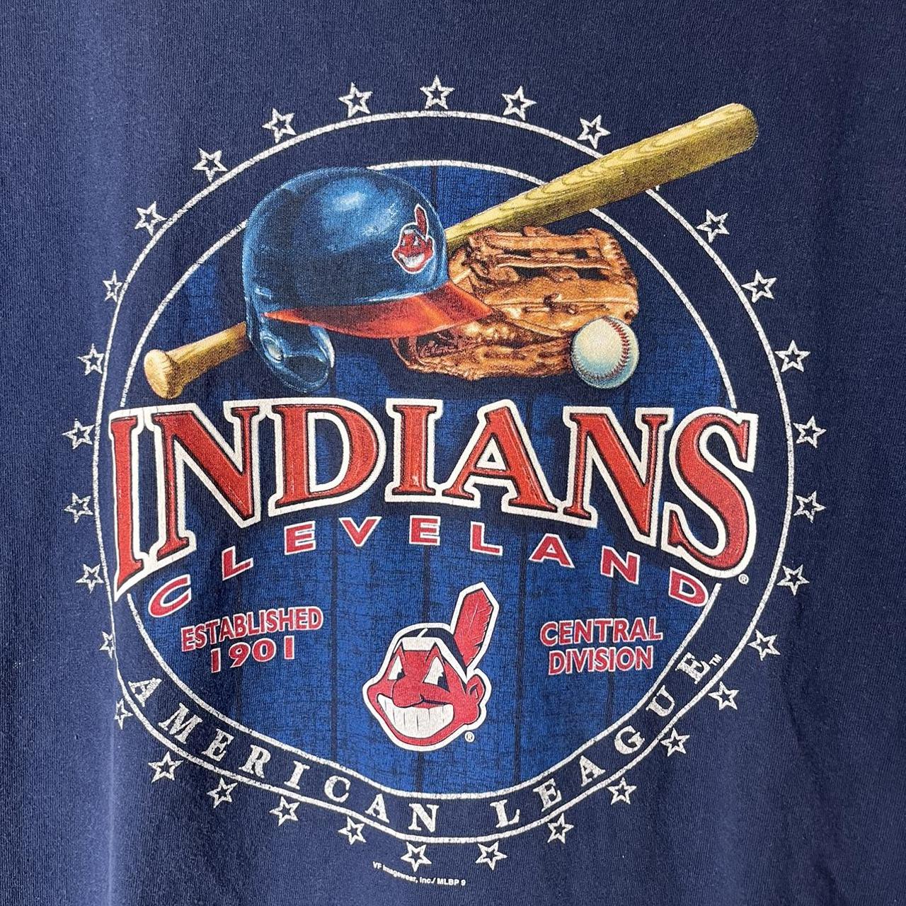 CLEVELAND INDIANS T Shirt VINTAGE Men's LARGE VINTAGE VF Imagewear