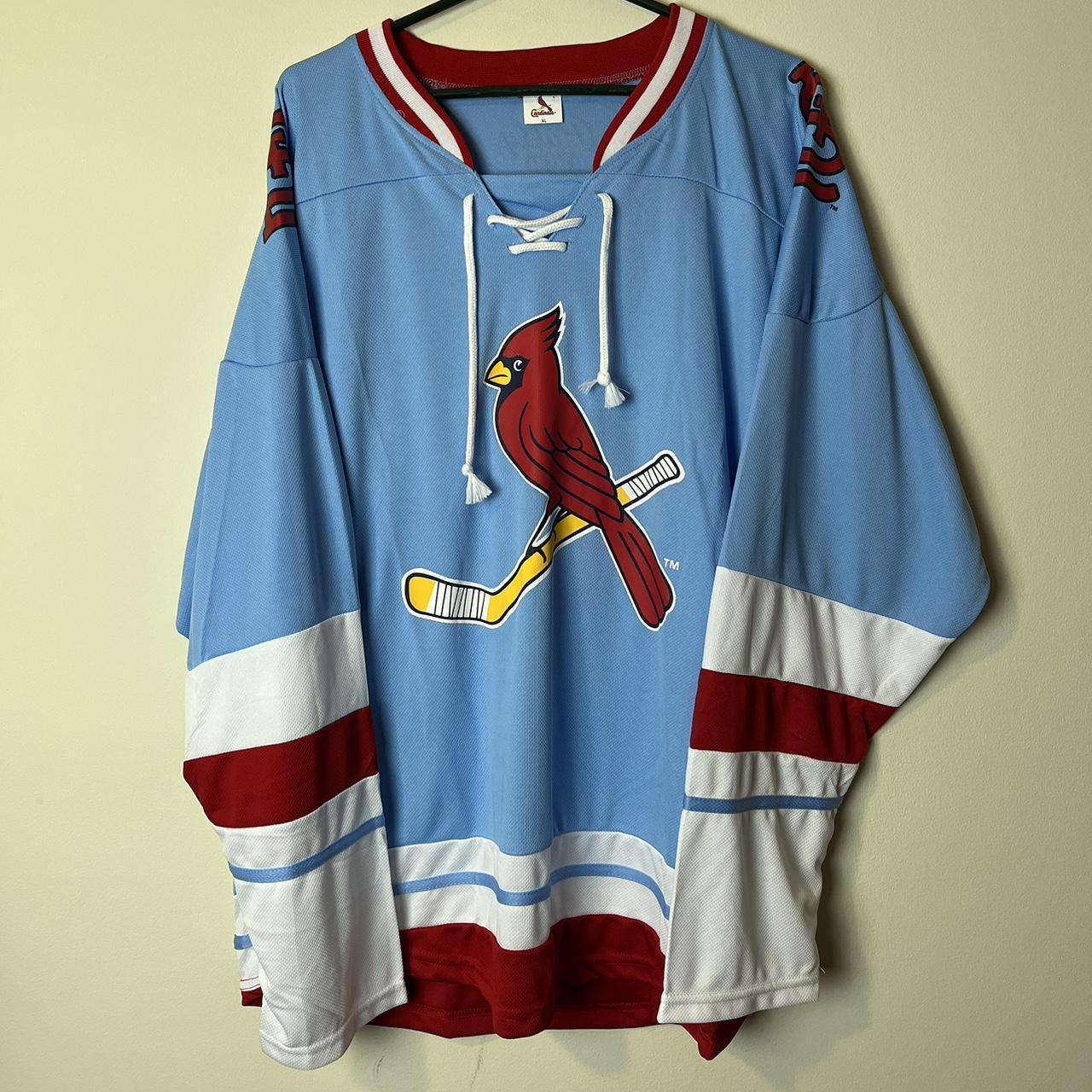 Cardinals shops blues jersey for