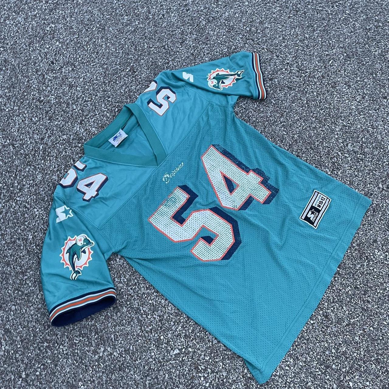 Miami Dolphins Zach Thomas 54 Jersey Size- - Depop