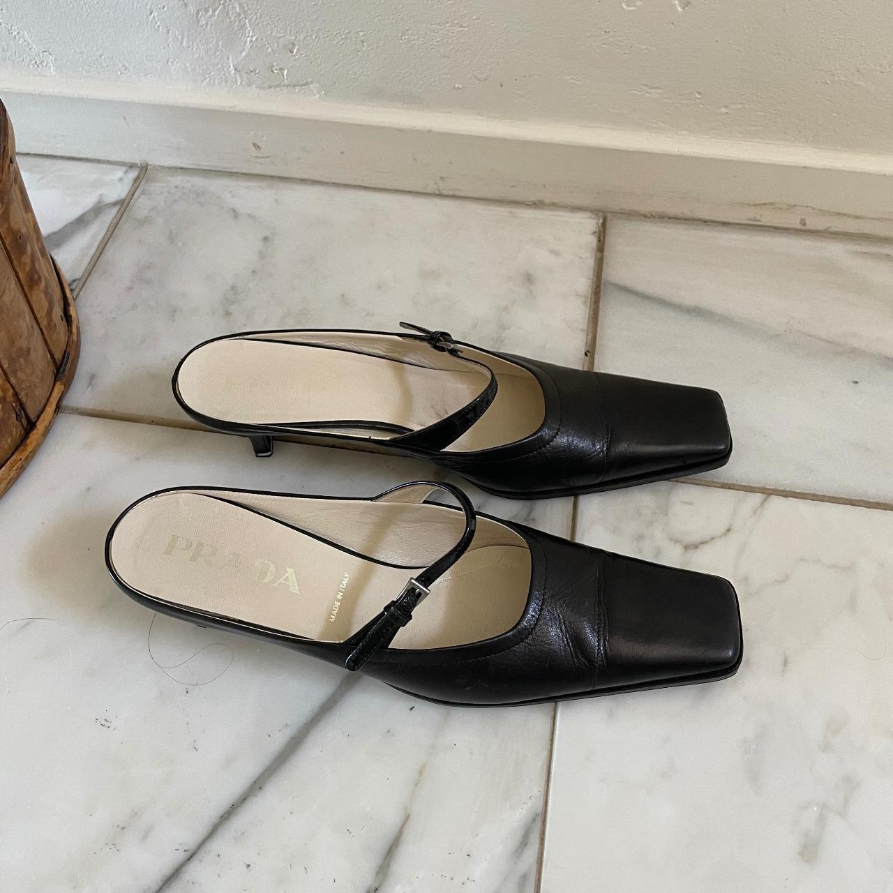 Prada Women's Black Mules | Depop