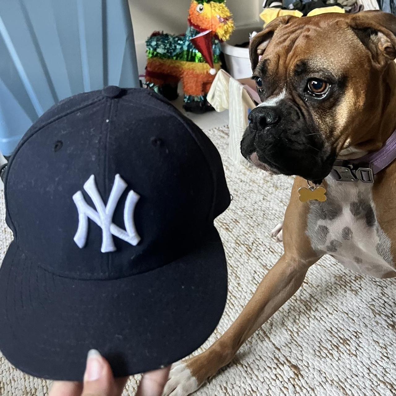 Navy Blue New York Baseball Hat! Women or - Depop