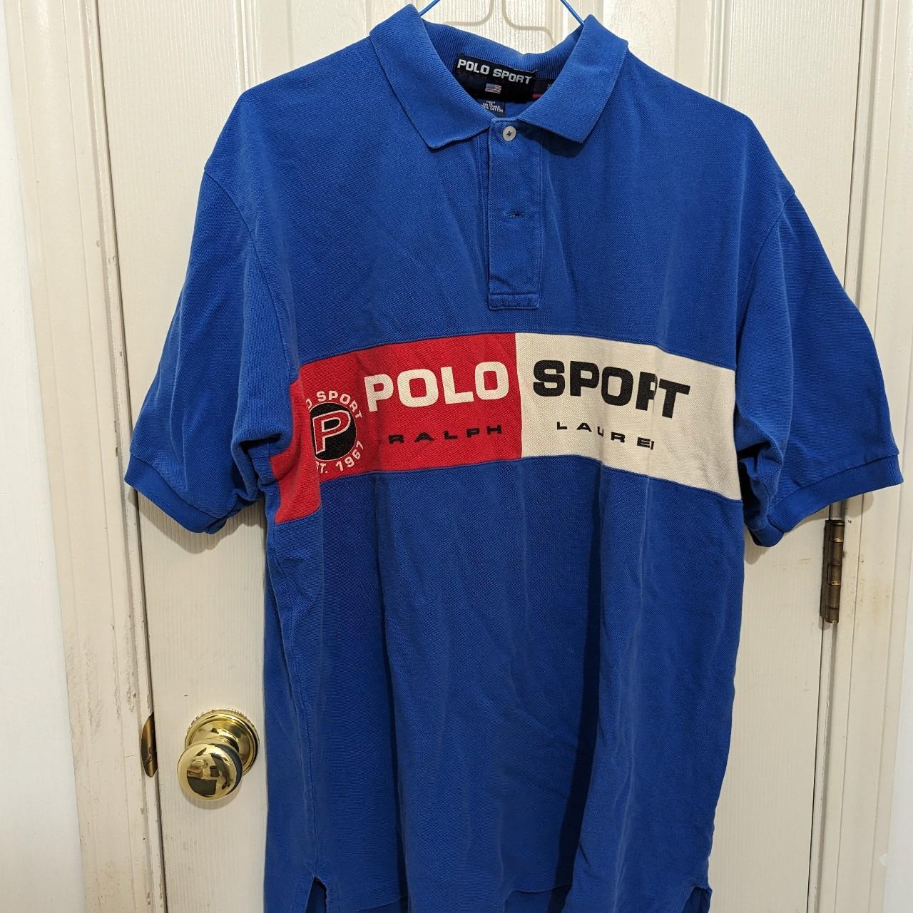 90s vintage polo sport ralph lauren polo shirt | Depop