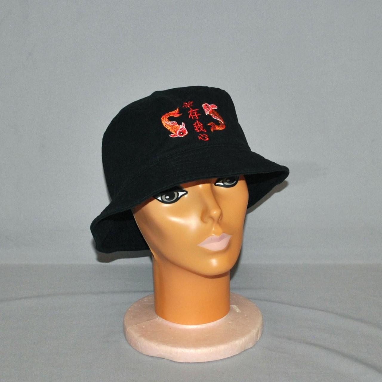 Empyre Koi fish bucket hat one size fits most. Black - Depop