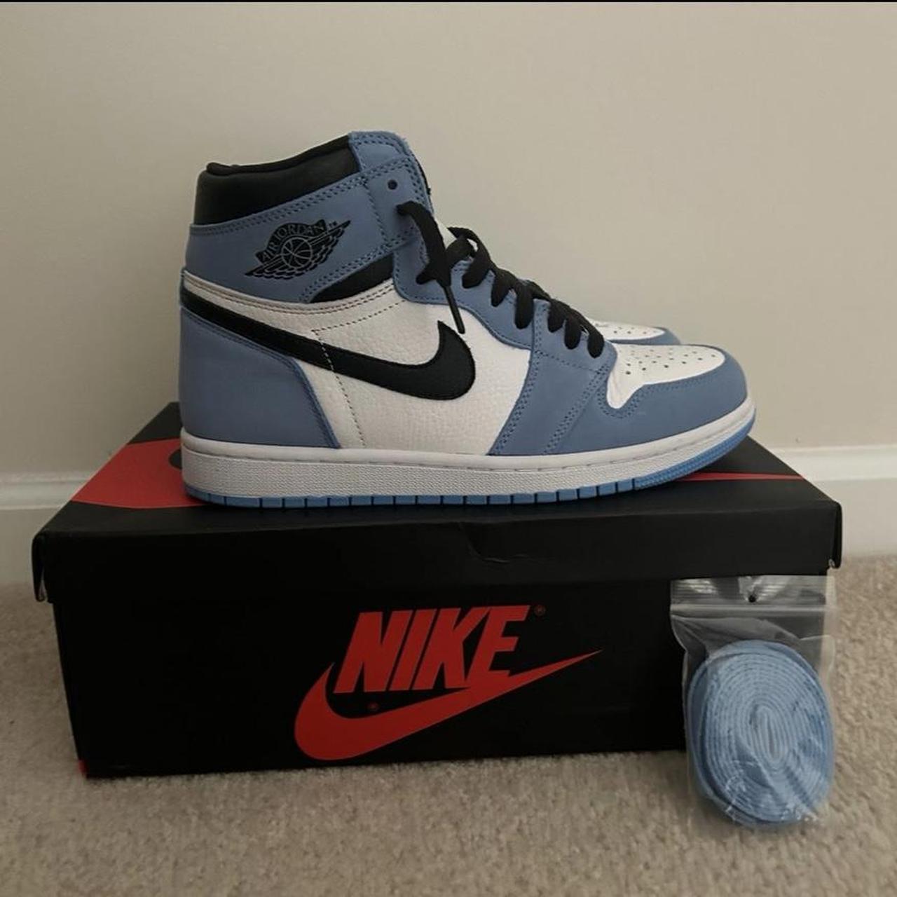 Uncertainty blue jordan 1s - Depop