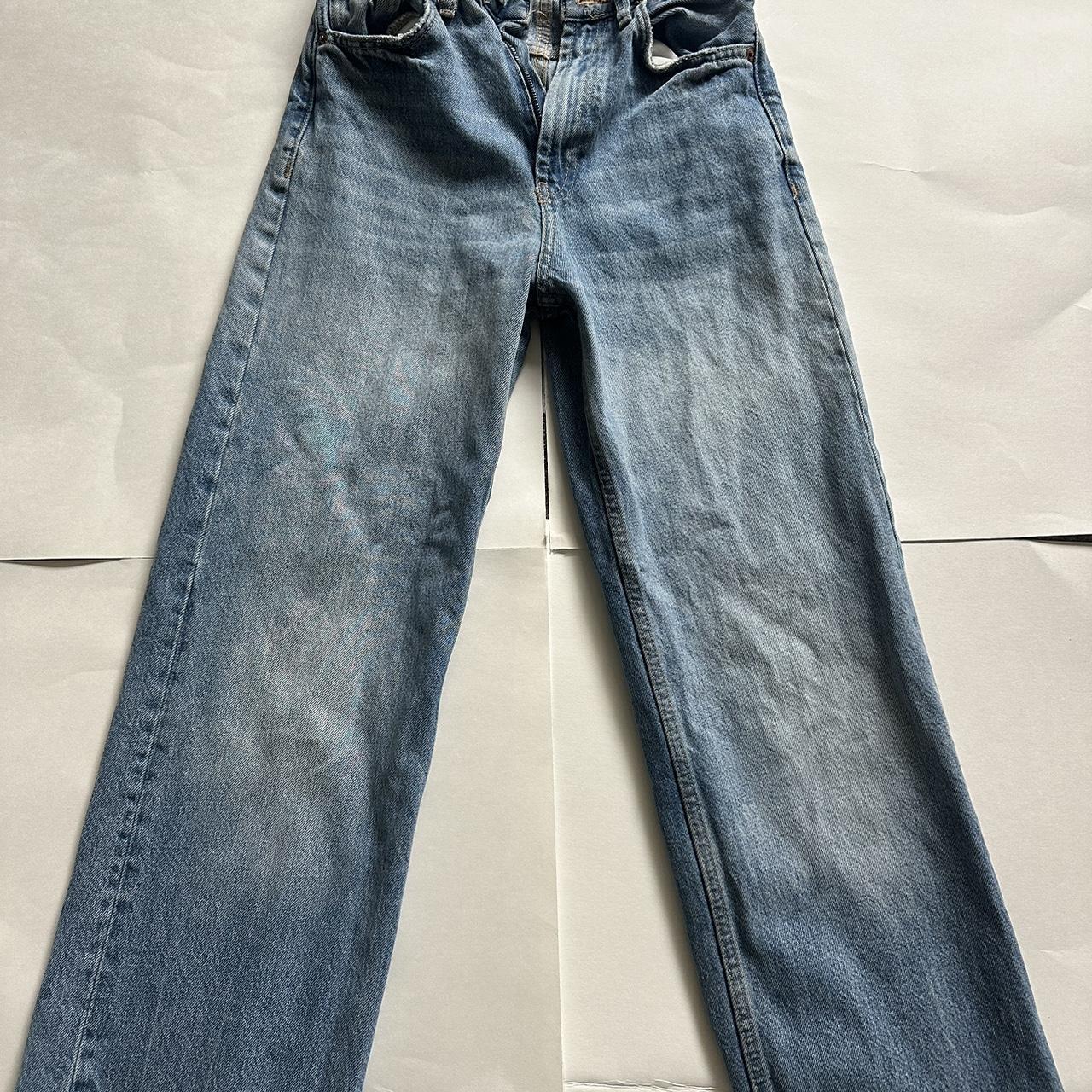 zara straight leg jeans - Depop